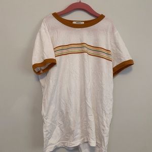 FREE w purchase t-shirt with stripes